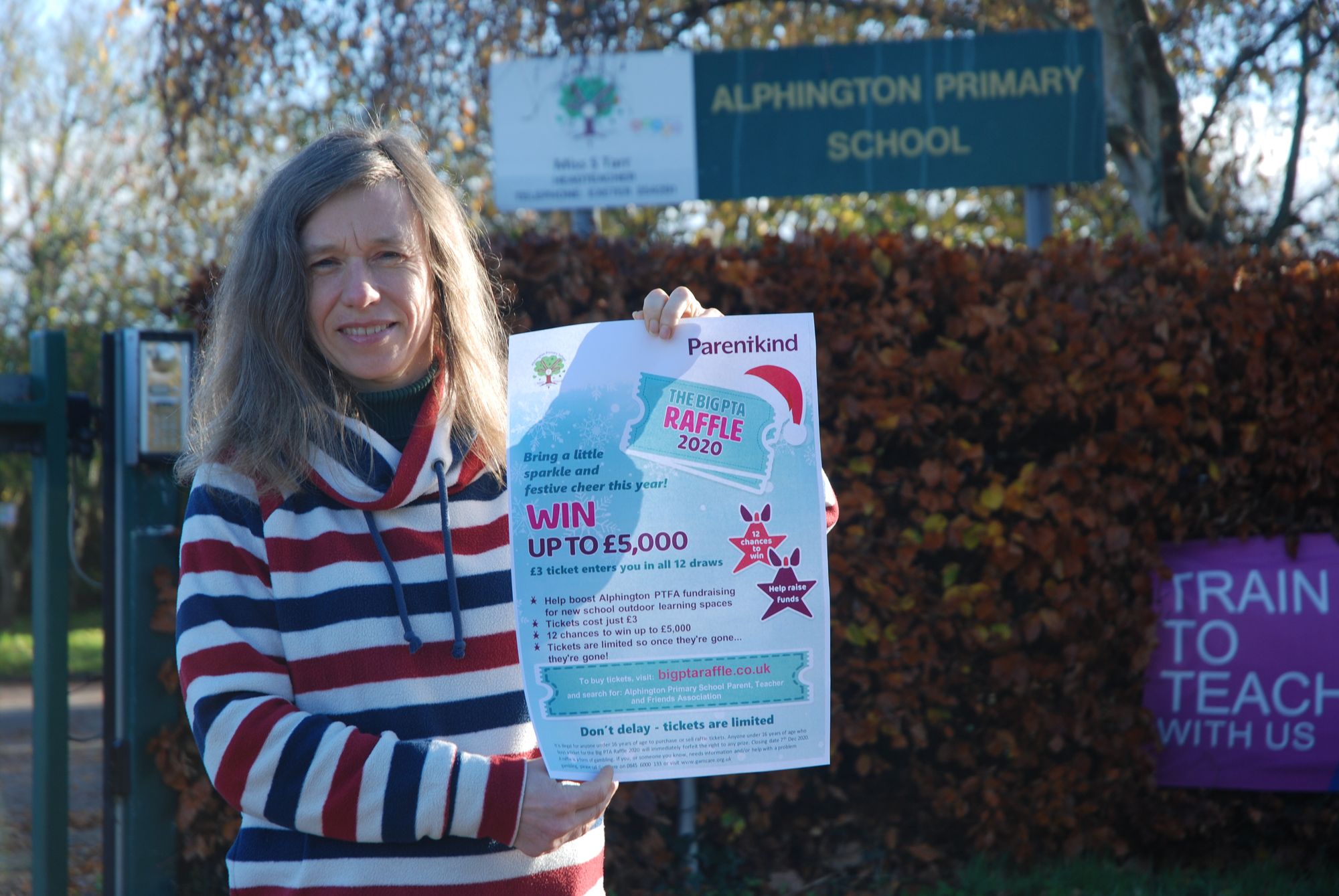 Win up to £5,000 in Alphington Primary School raffle