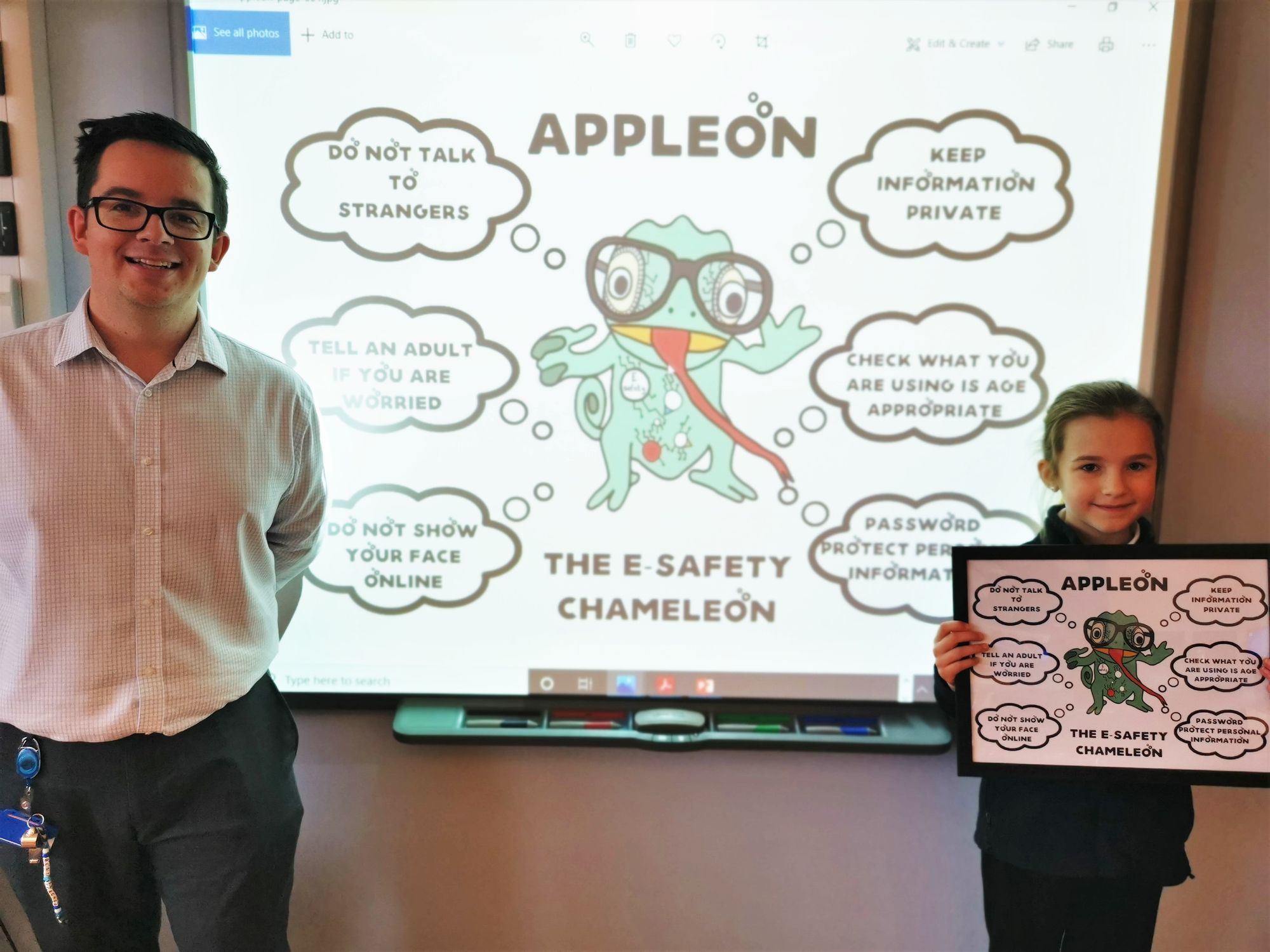 Flying High Academy children design their own e-safety mascot