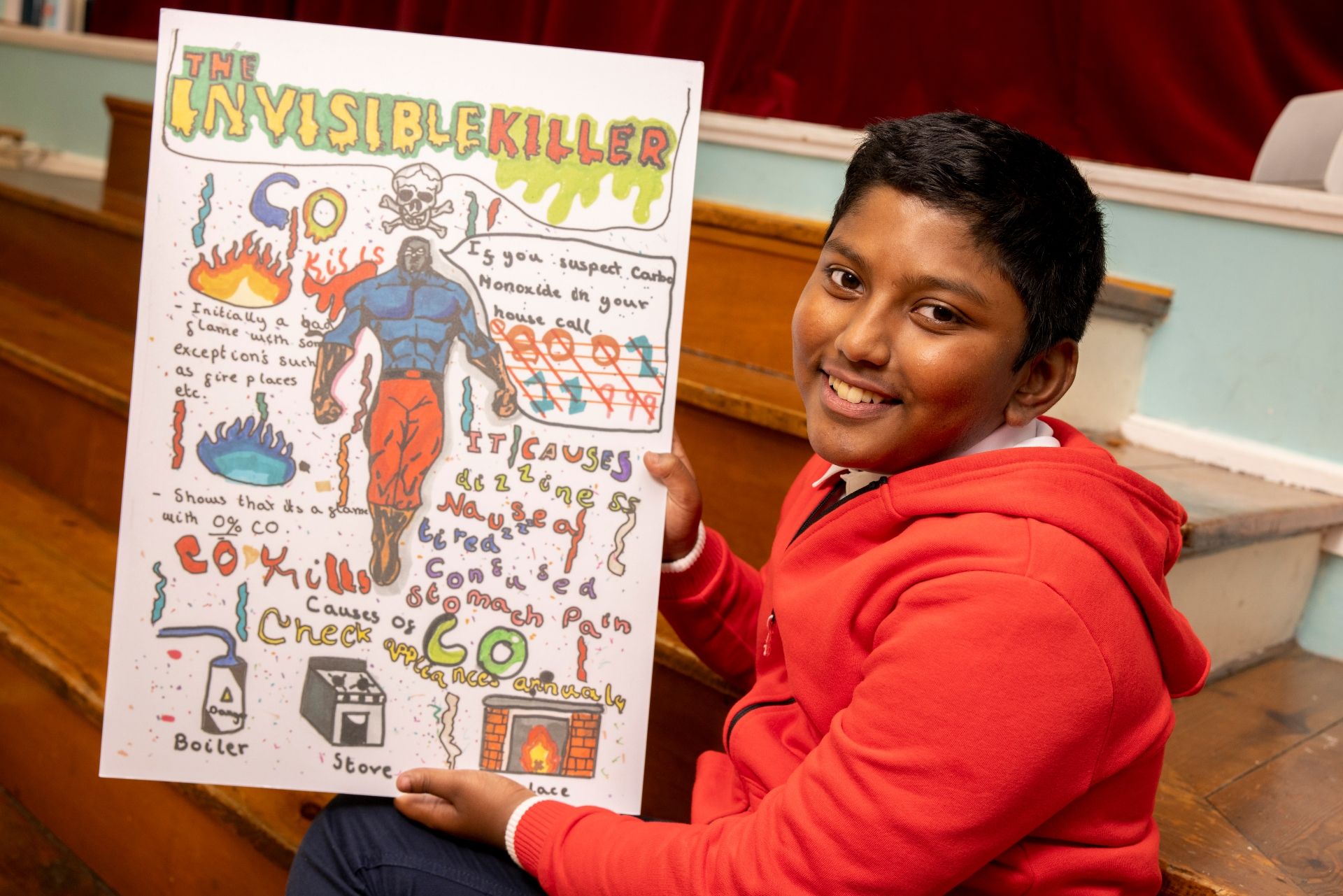 Cardiff pupil wins national competition with eye-catching design