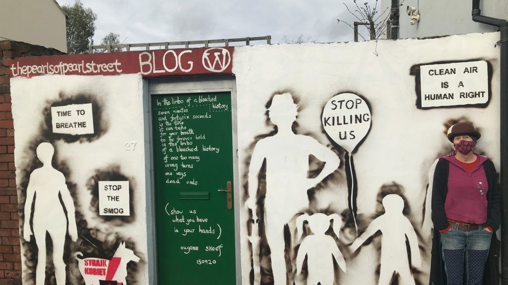 Extinction Rebellion paints murals to protest over St Mellons incinerator
