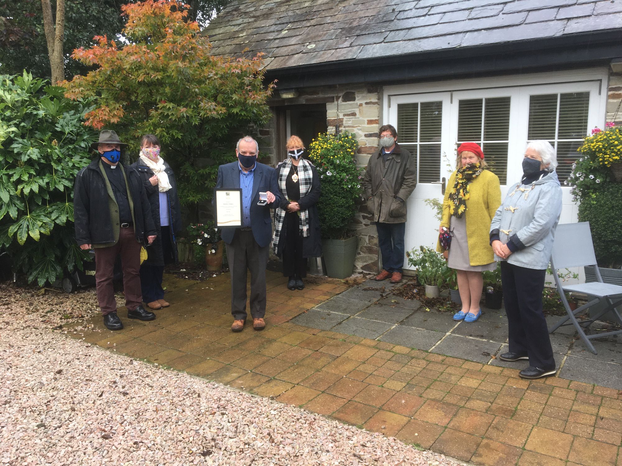 Holiday cottage owner receives Civic Award for his community work