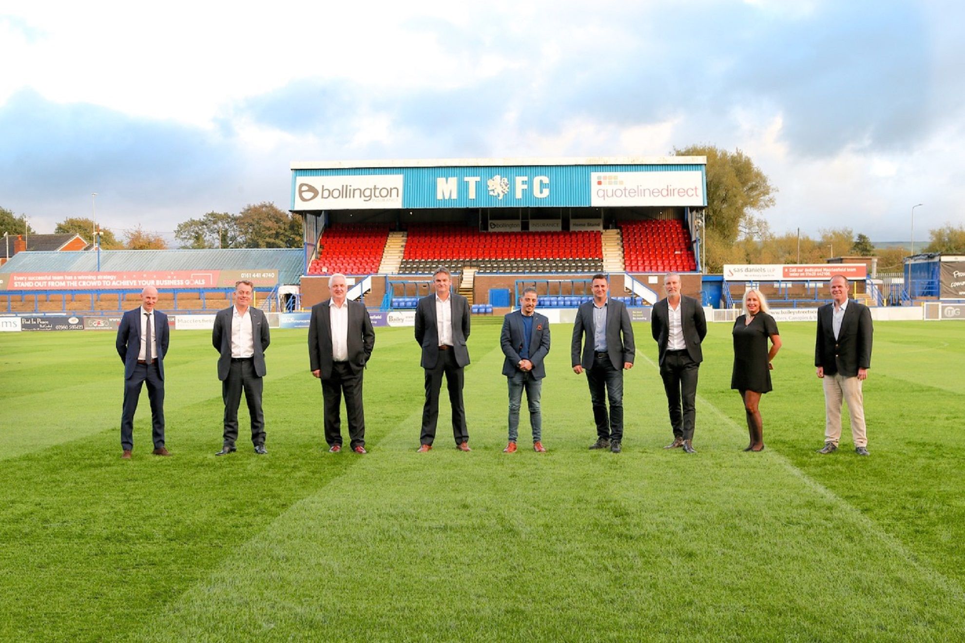 Student entrepreneurs get business springboard with Macclesfield FC