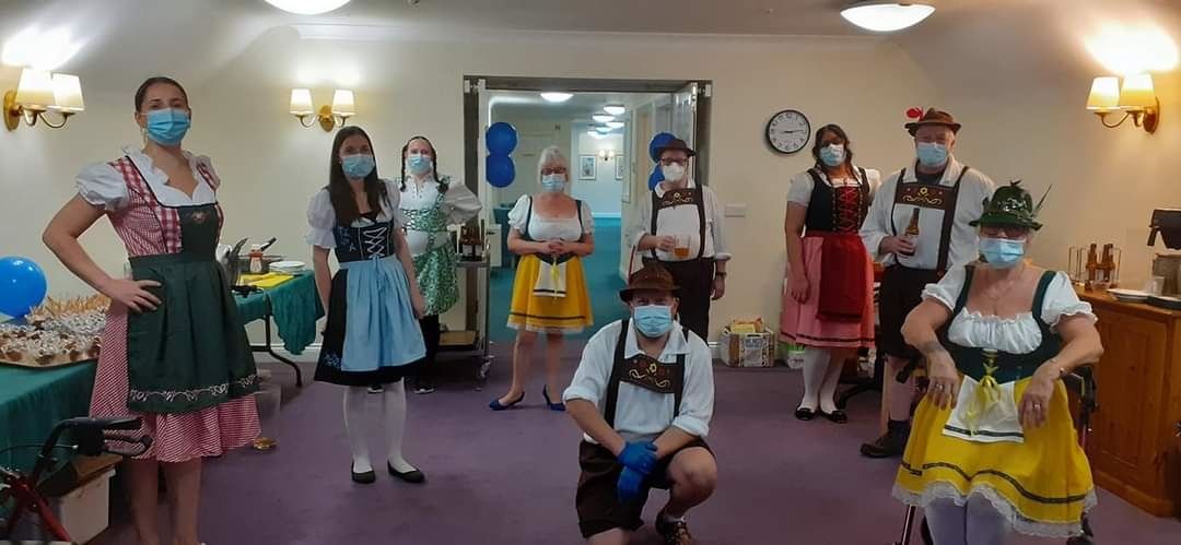Balsall Common care home celebrate Oktoberfest with bratwurst and beers