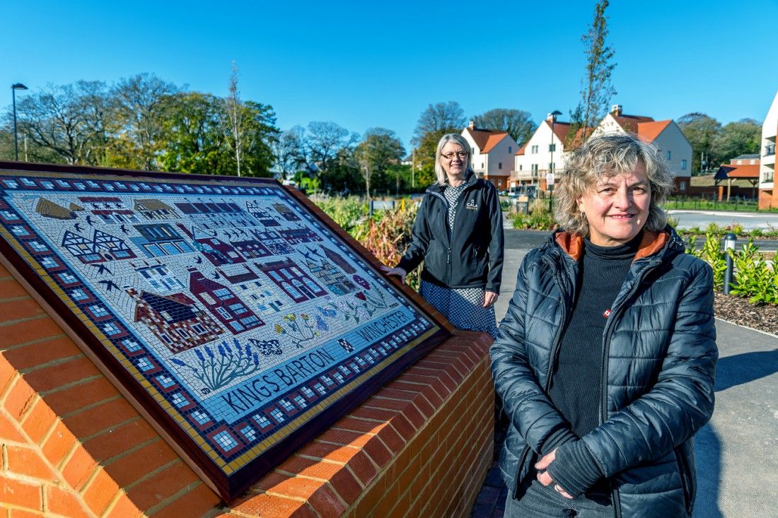 Mosaic celebrates 3000 years of Winchester architecture