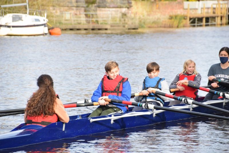 Chester high school students take part in rowing programme over half term