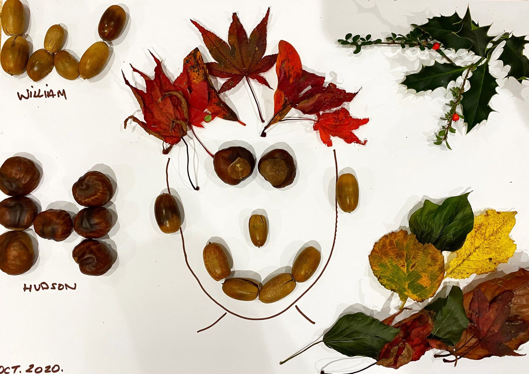 Creating masterpieces of art was a walk in the park for these Cheshunt nursery children