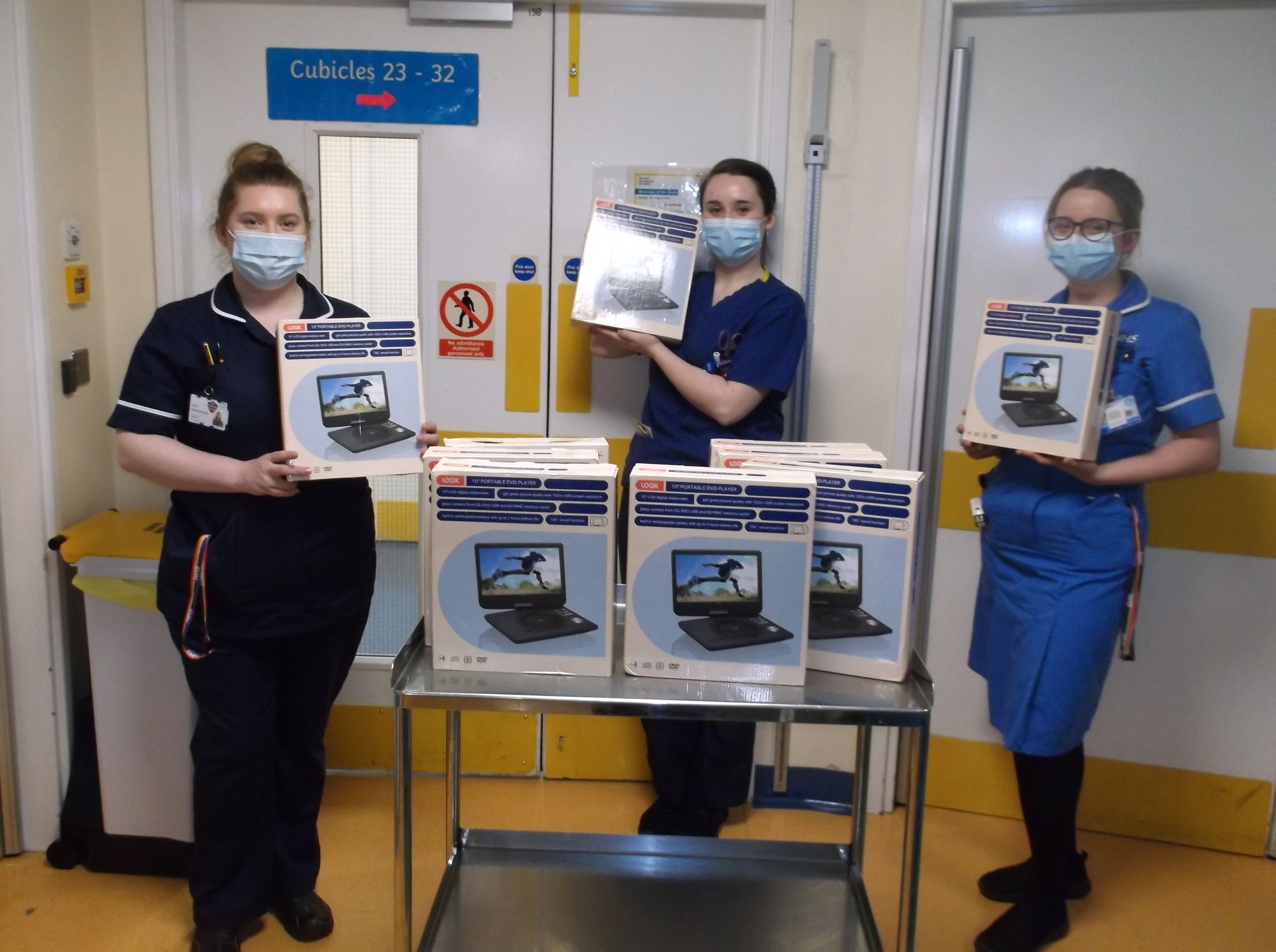 Local DJ donates DVD players to Stepping Hill's children patients