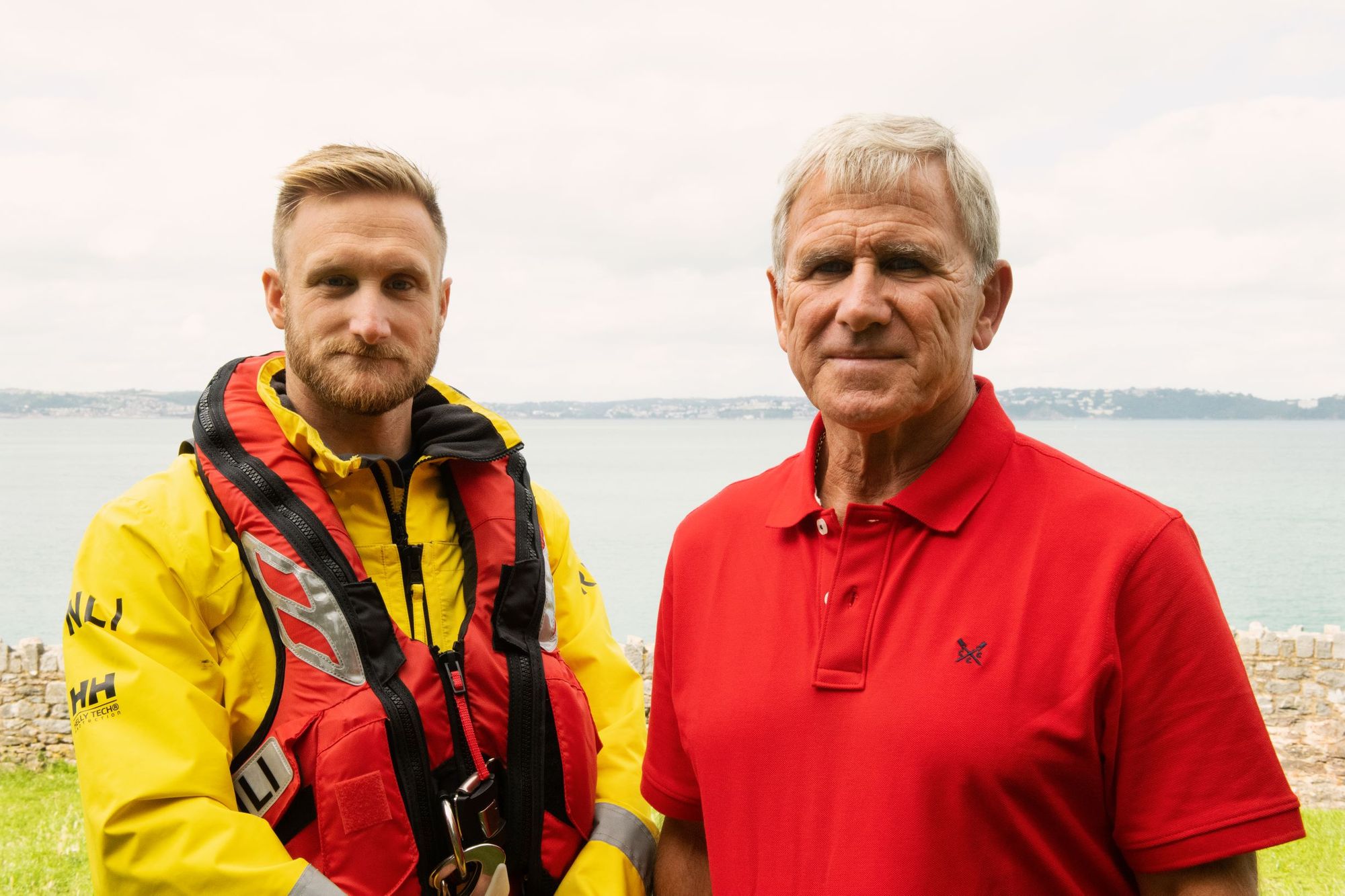 Brixham father and son are the faces of RNLI Christmas appeal