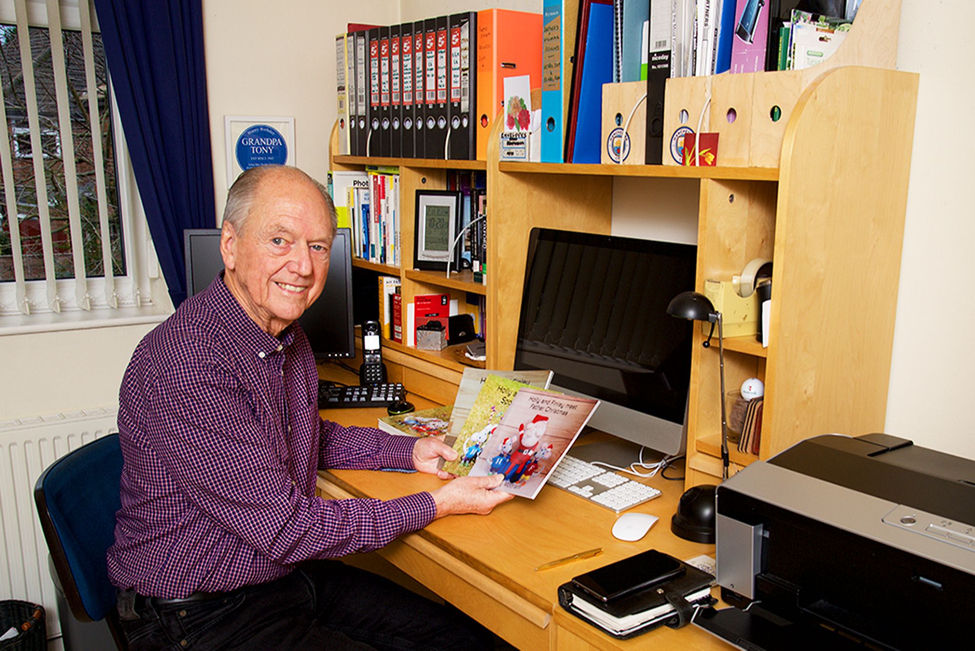 Sale resident self-publishes first children's books in lockdown
