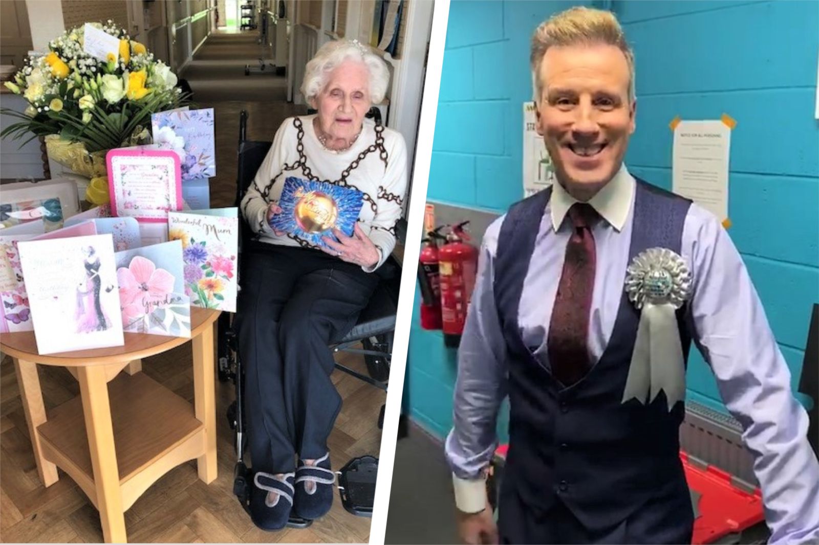 102-year-old May gets birthday message from Strictly's Anton du Beke