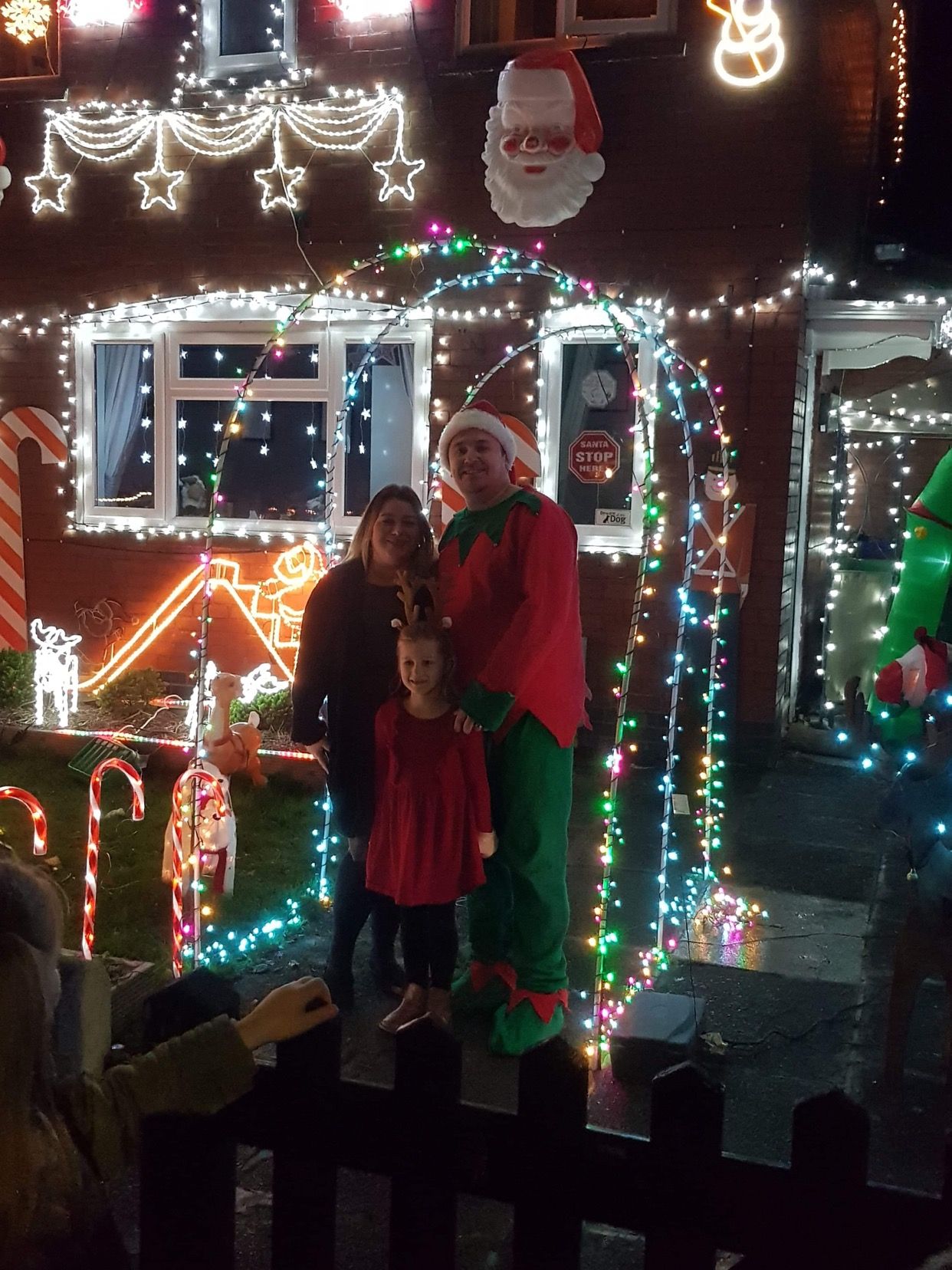 Chorlton couple's sparkling Christmas display for charity and cheer