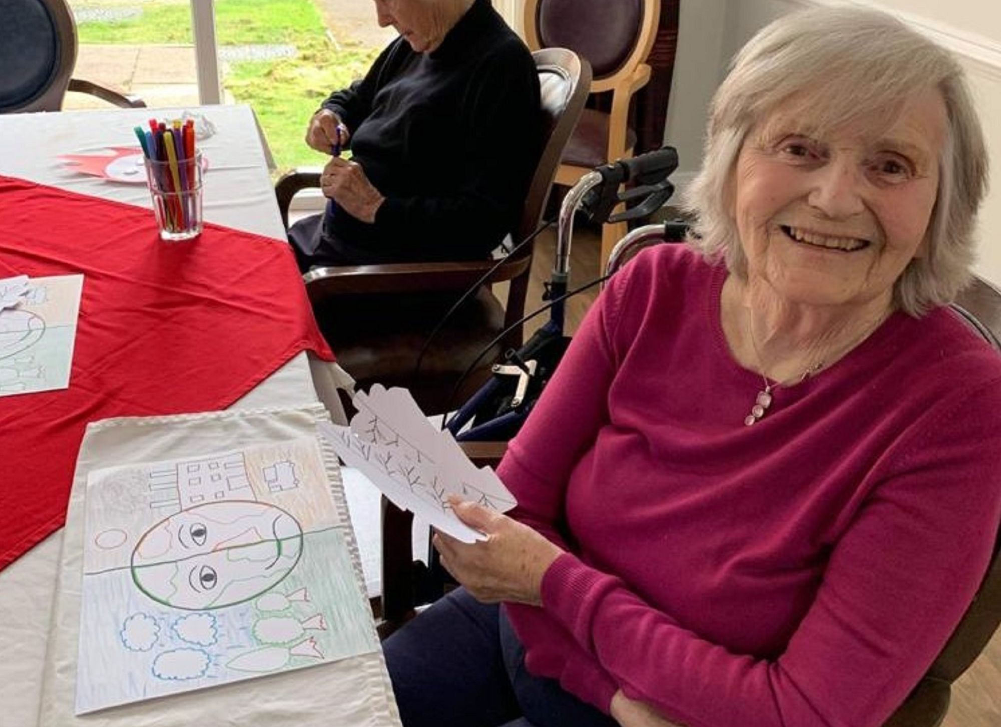 Worldwide art festival draws in Dorset Care Home residents