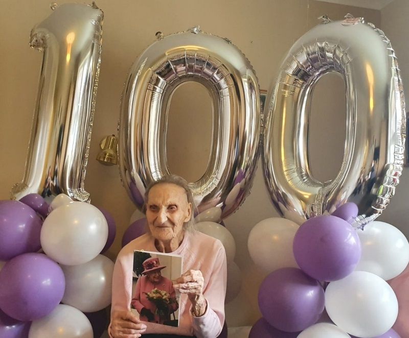 Braintree care home resident celebrates 100th birthday in style