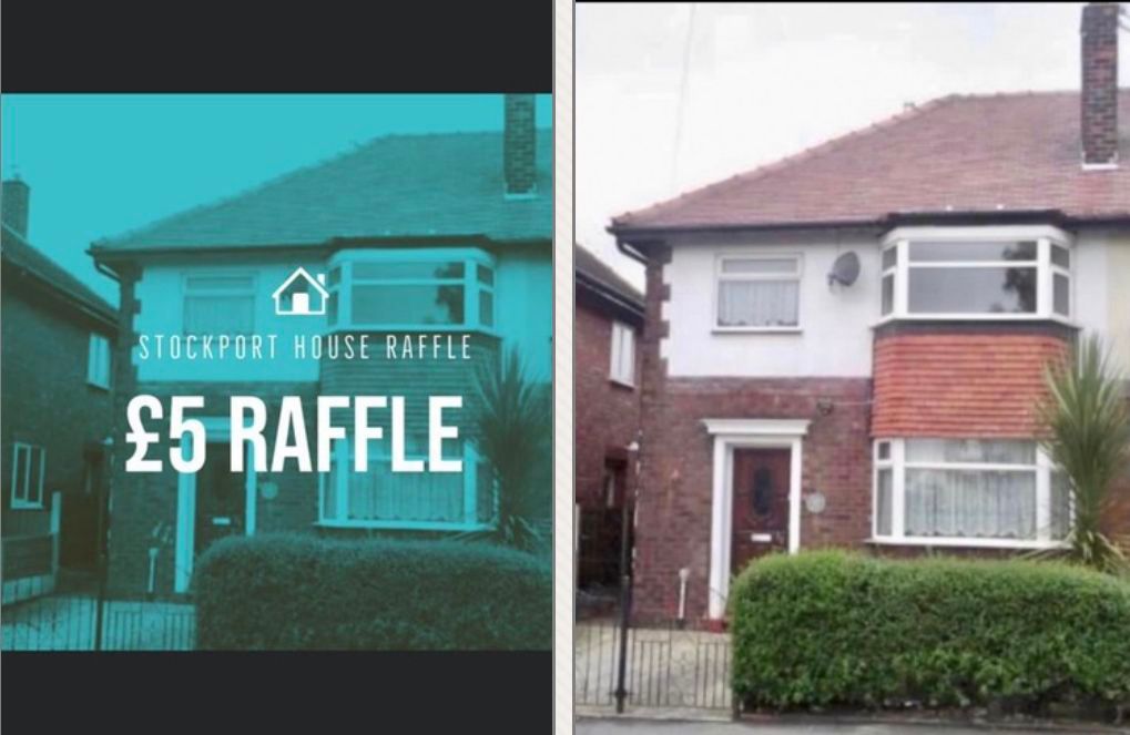 Stockport family offer three-bed semi as prize in house raffle