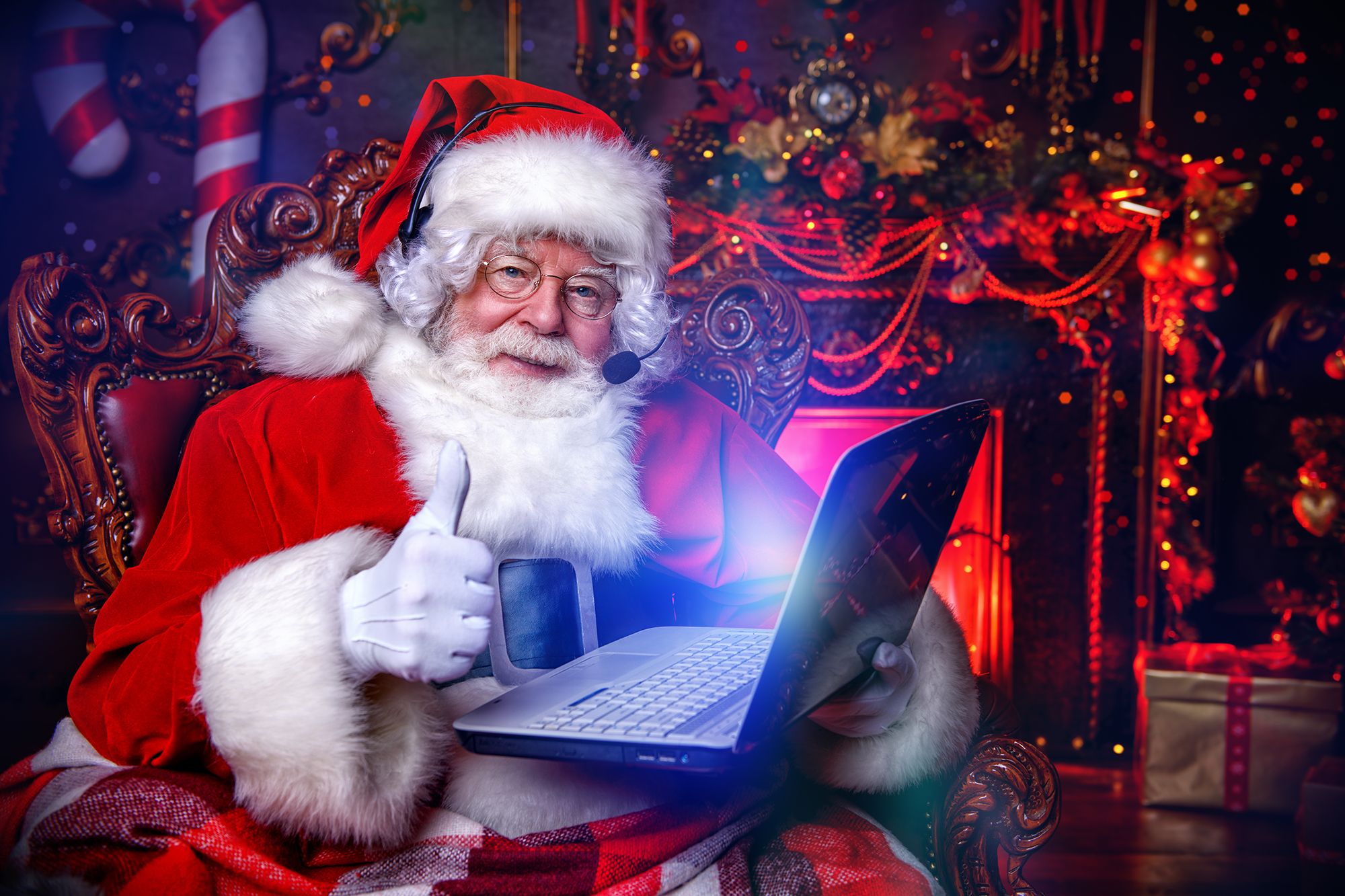 Letchworth business to host live video calls with Father Christmas  in his virtual grotto this Christmas