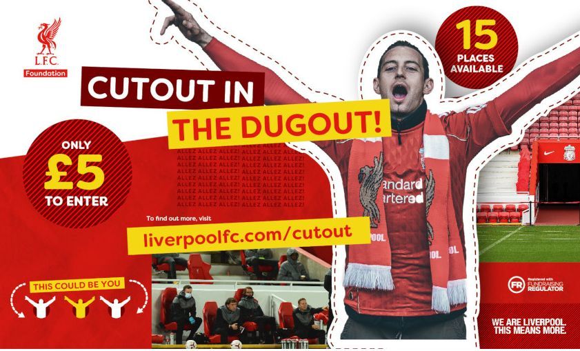 15 Reds fans to feature in Anfield's dugout