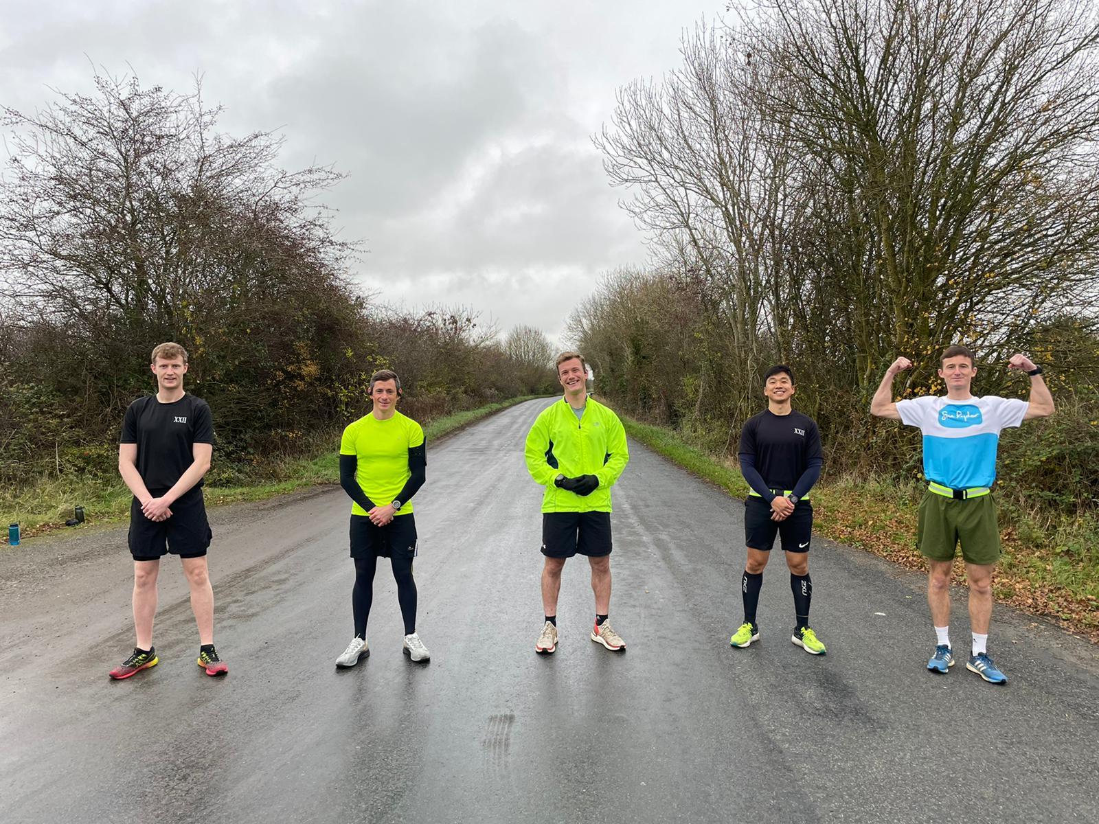 Stafford soldiers run their own marathon for Katharine House Hospice