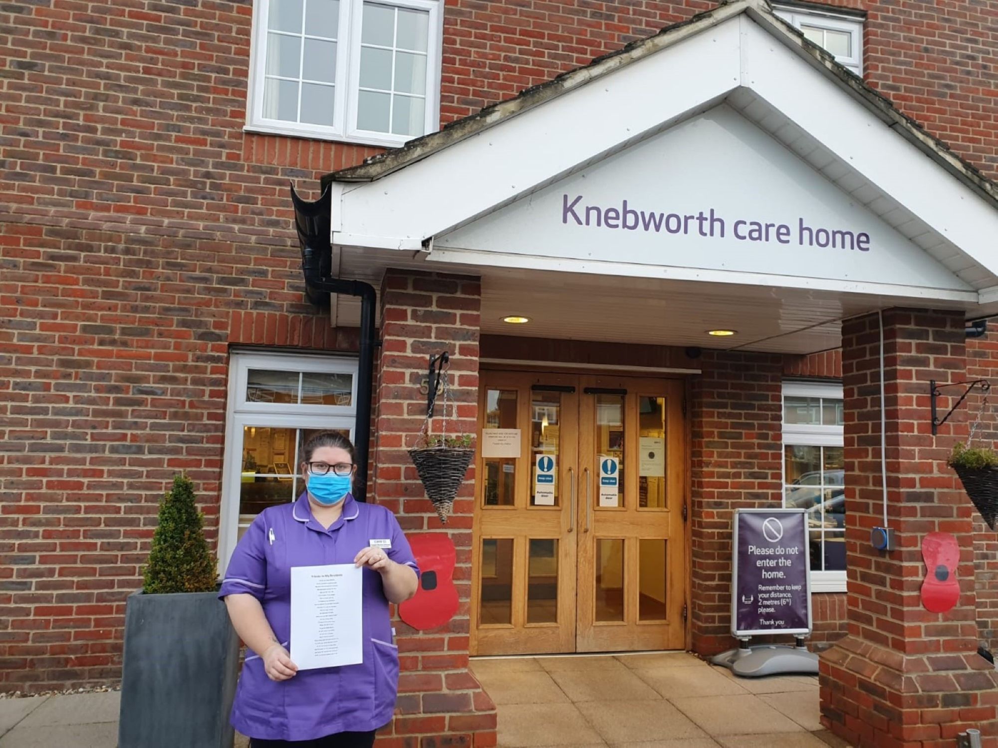 Team member at Knebworth care home wins national poetry award