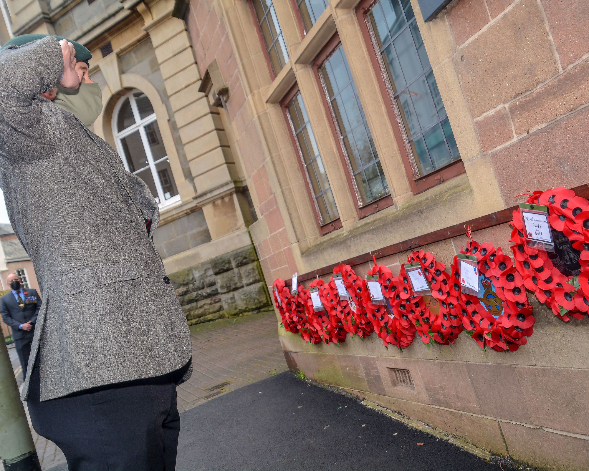 Scaled back events honour heroes on Remembrance Sunday in Mid Devon