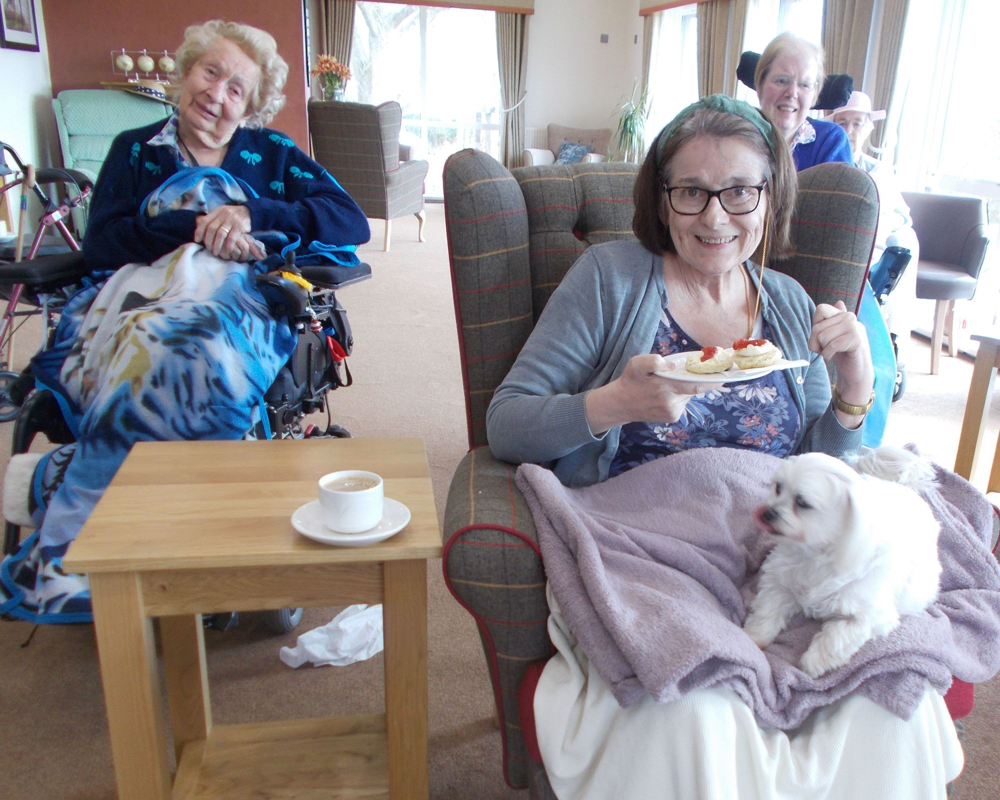 Care home's charity coffee morning raises pounds