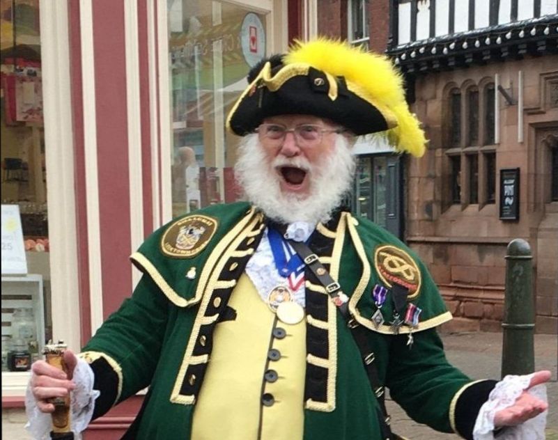 Leek town crier transforms into Santa for Christmas