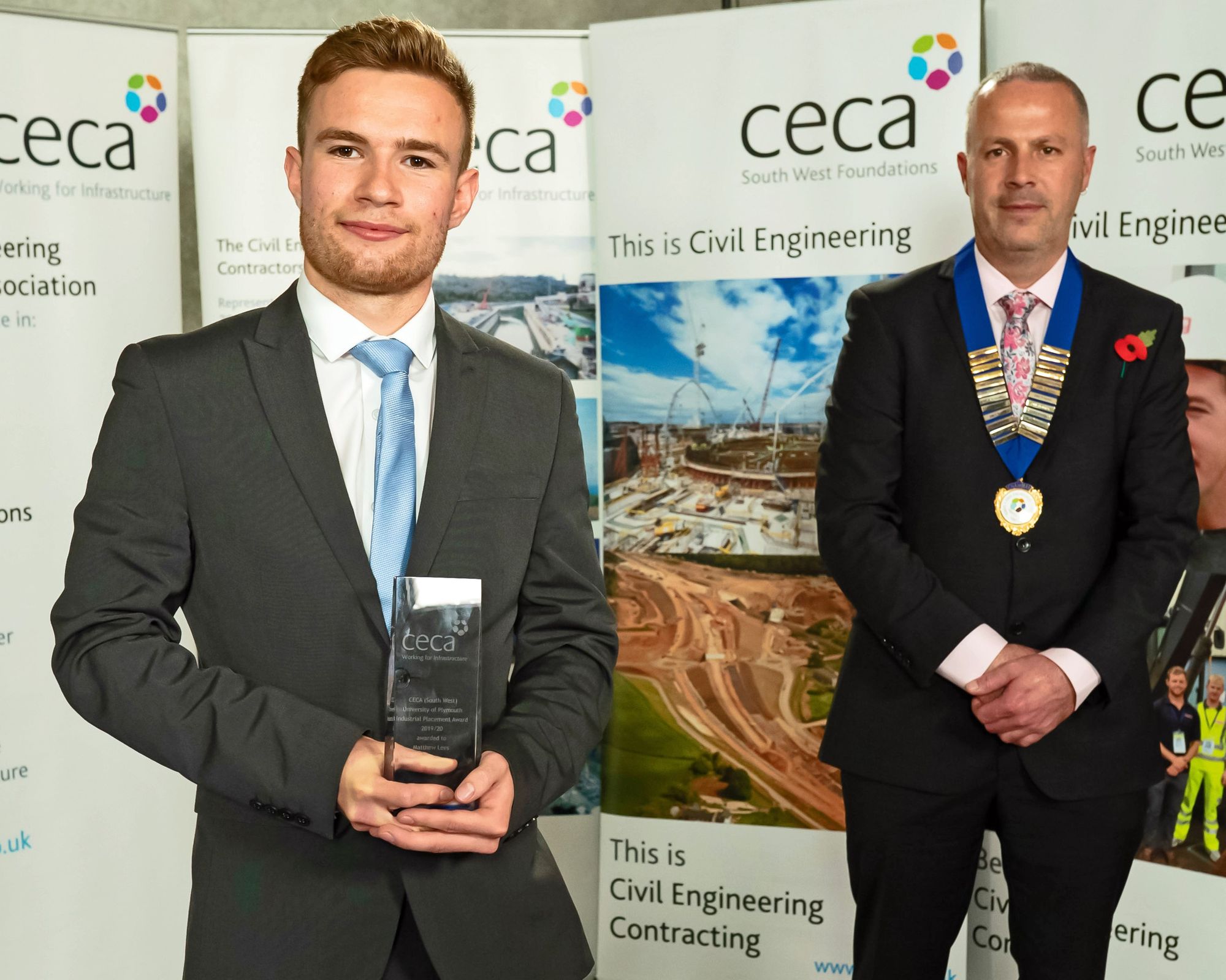 Top award outstanding Plymouth Uni civil engineer student