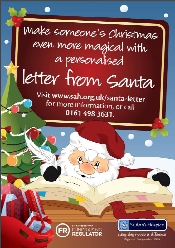 St Ann's Hospice's magical letters from Santa for Christmas