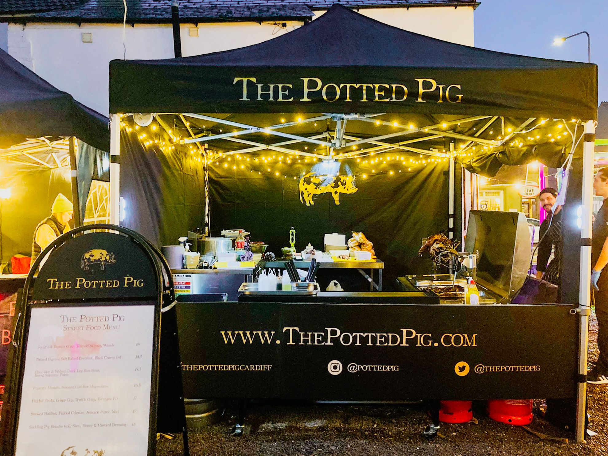 The Potted Pig in Cardiff has launched its first pop-up restaurant