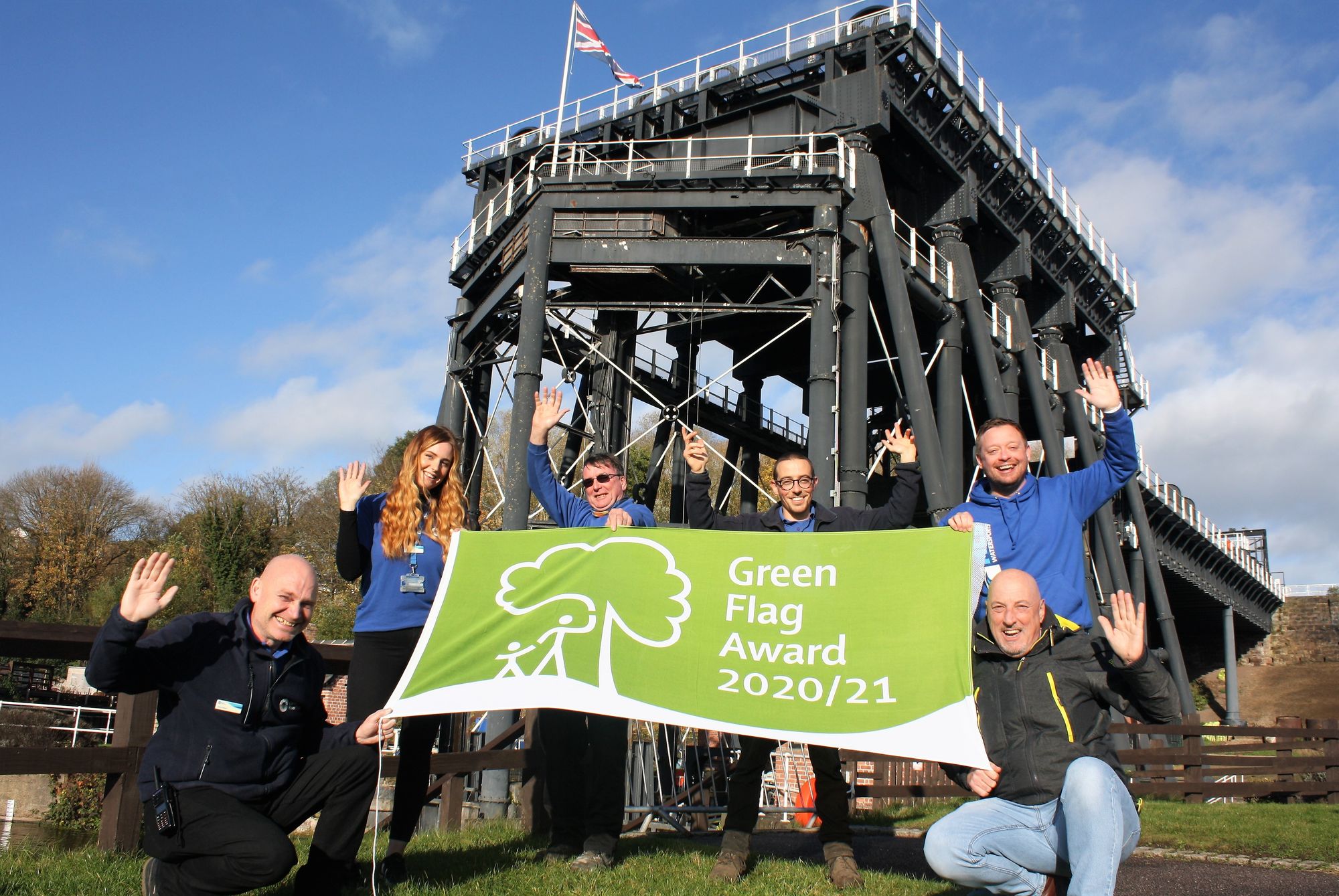 Anderton Boat Lift and River Weaver Navigation awarded green flag