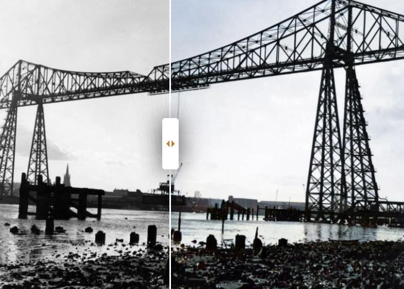 Take a trip over the Tees and a view of The Transporter Bridge