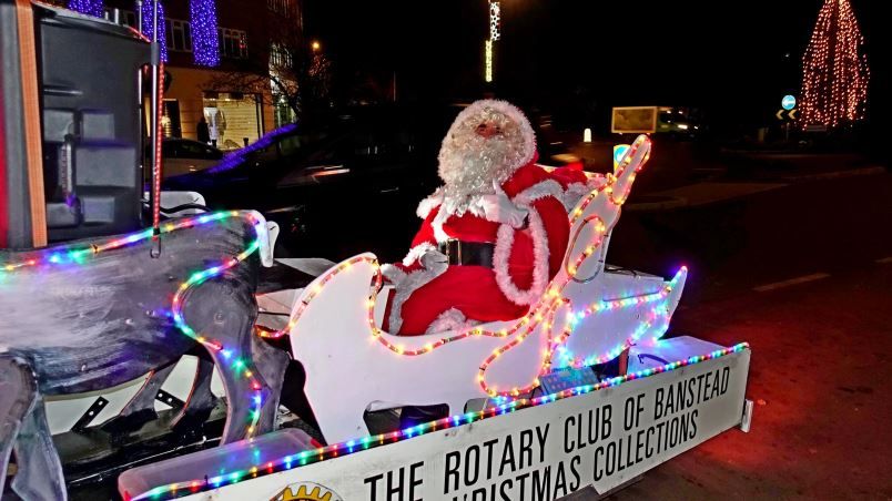 Banstead Rotary Club switches on Christmas lights