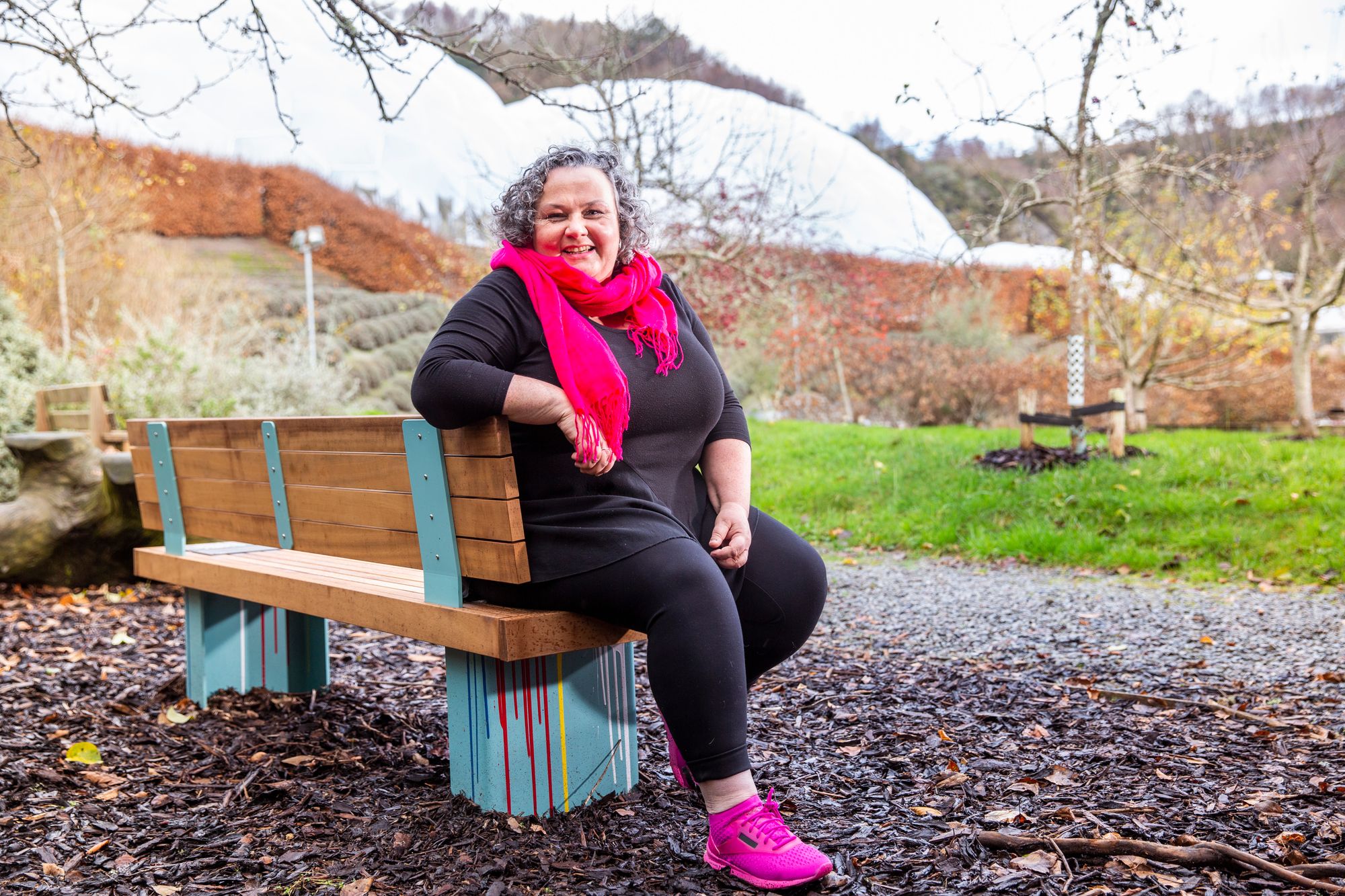 Falmouth community hero honoured with specially designed bench