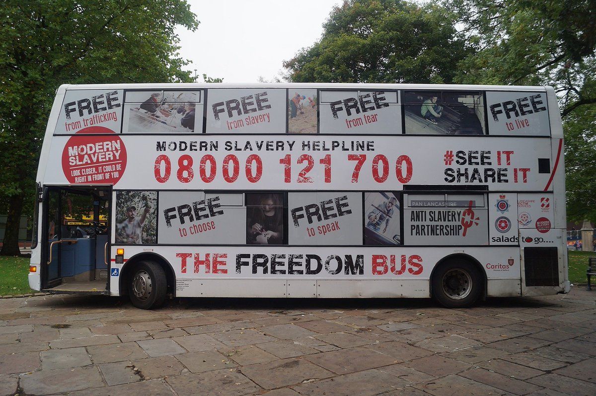'Freedom bus' to tour Liverpool to spread awareness of modern slavery
