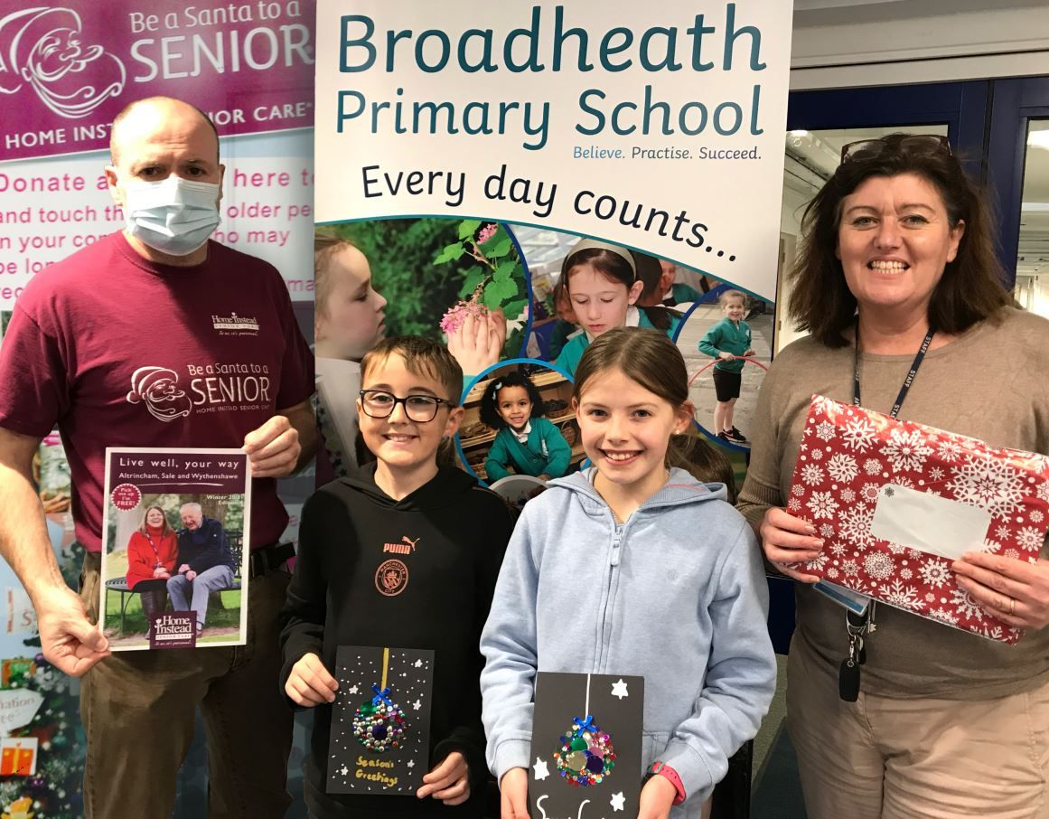 Greater Manchester schoolchildren lift Christmas spirits with handmade cards