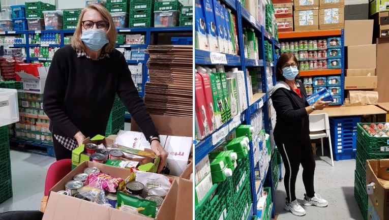 Leeds community food bank receives a helping hand from local hospital
