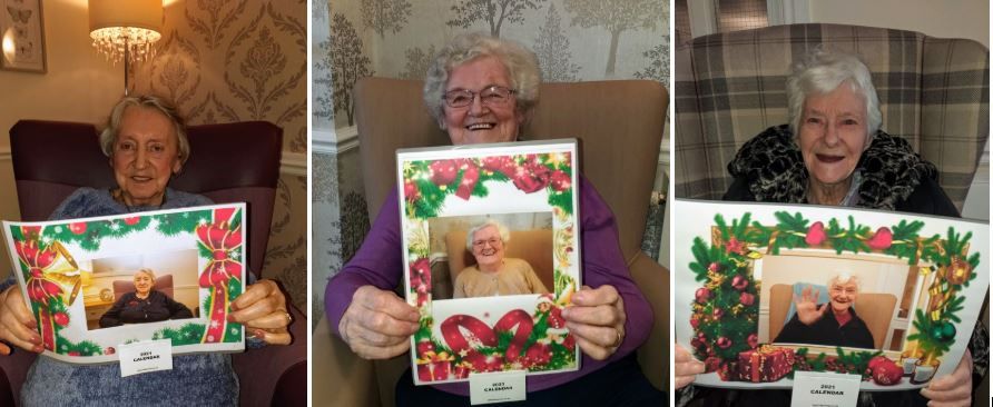 Glasgow care home residents treat their loved ones to personalised calendars
