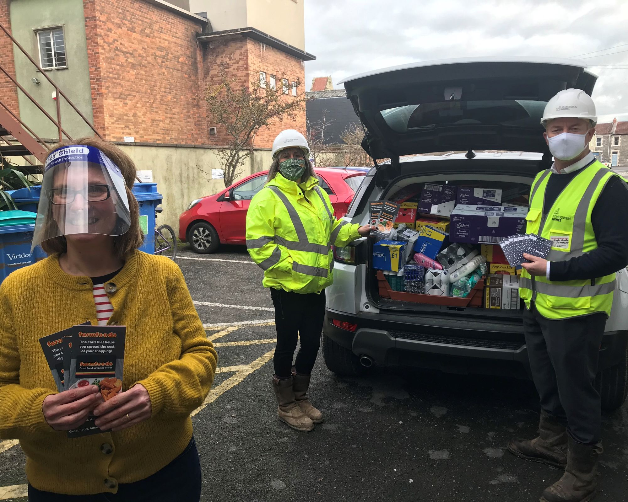 Weston-super-Mare foodbank receives a festive donation
