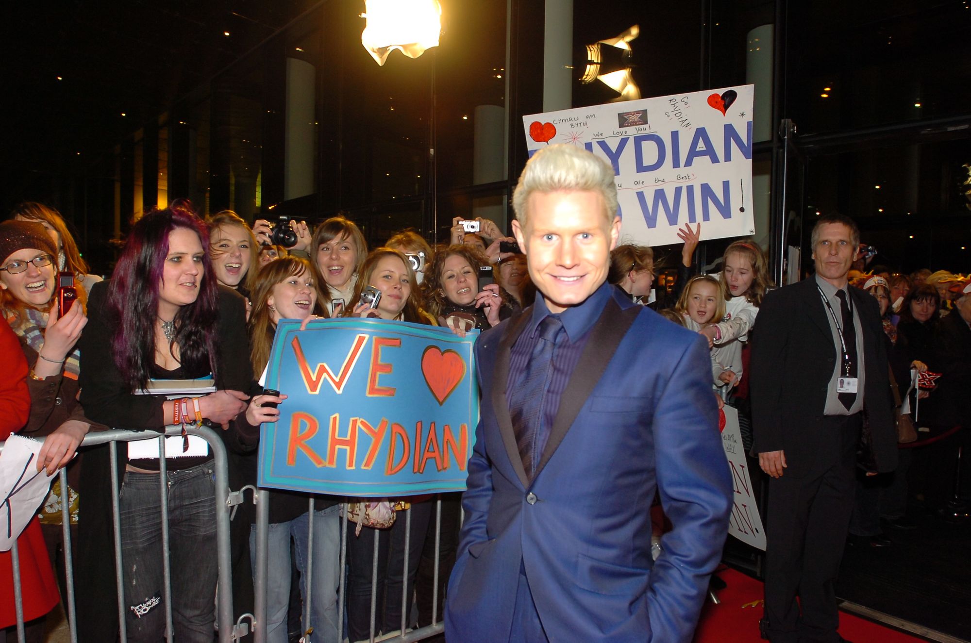 Nostalgia: Crowds turn out in force to support X Factor’s Rhydian