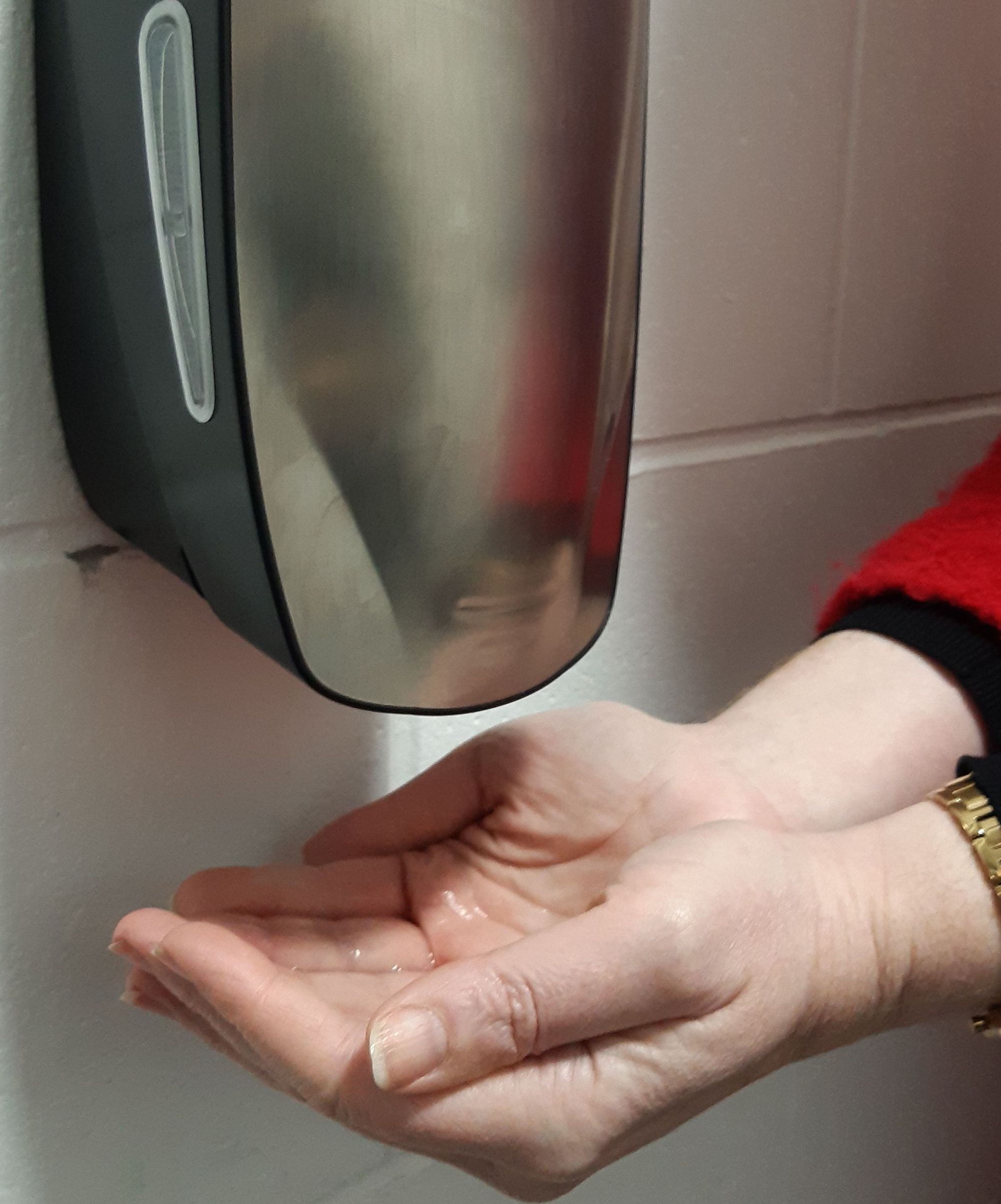 "Be careful when using hand sanitiser"