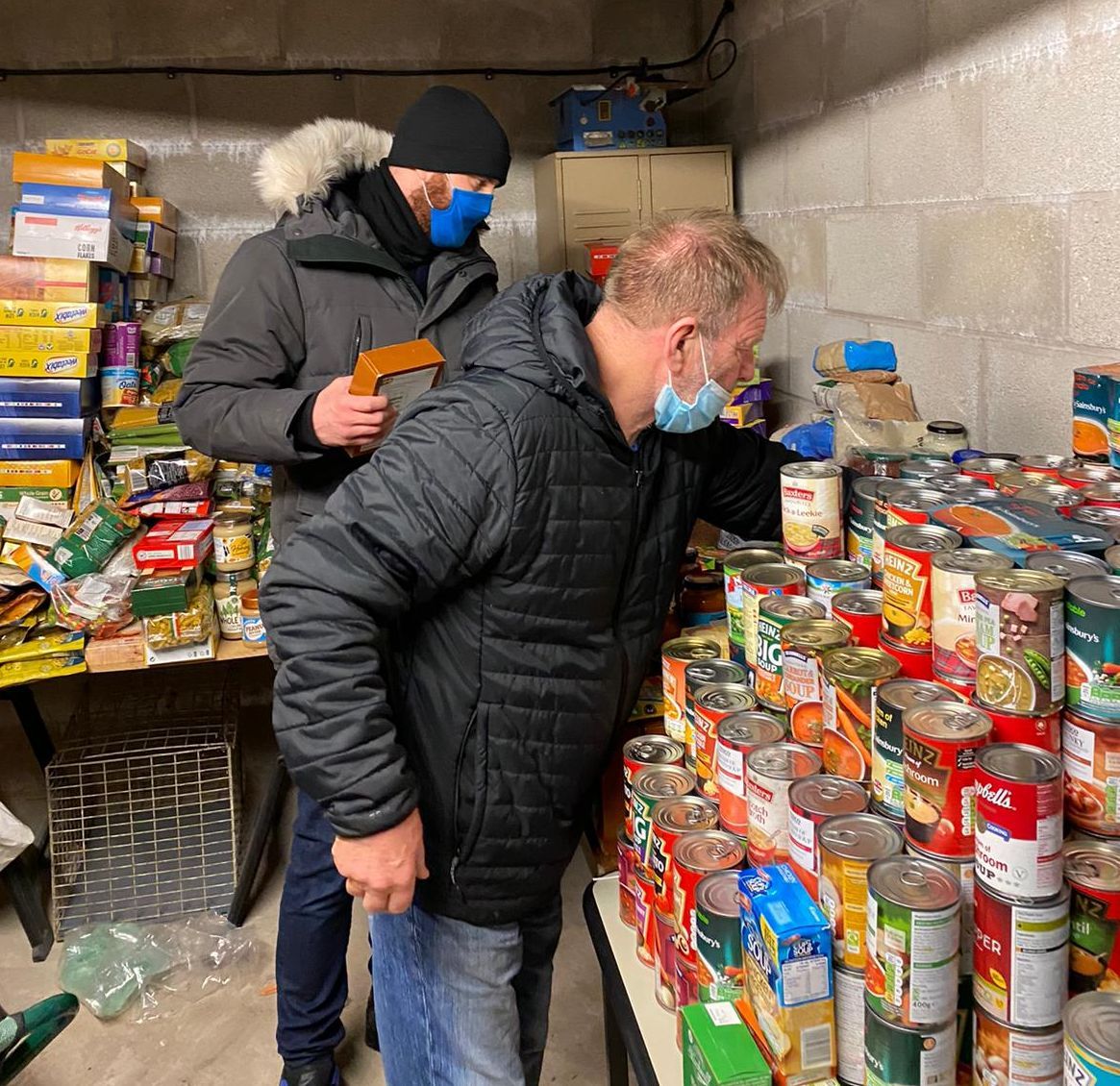 Freemasons in Urmston create pop up food bank to help those struggling