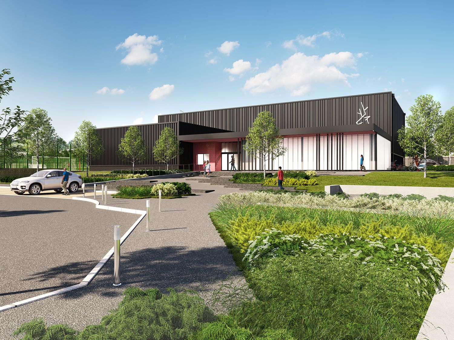 A new sports hall and 3G pitch in Hitchin gets the green light