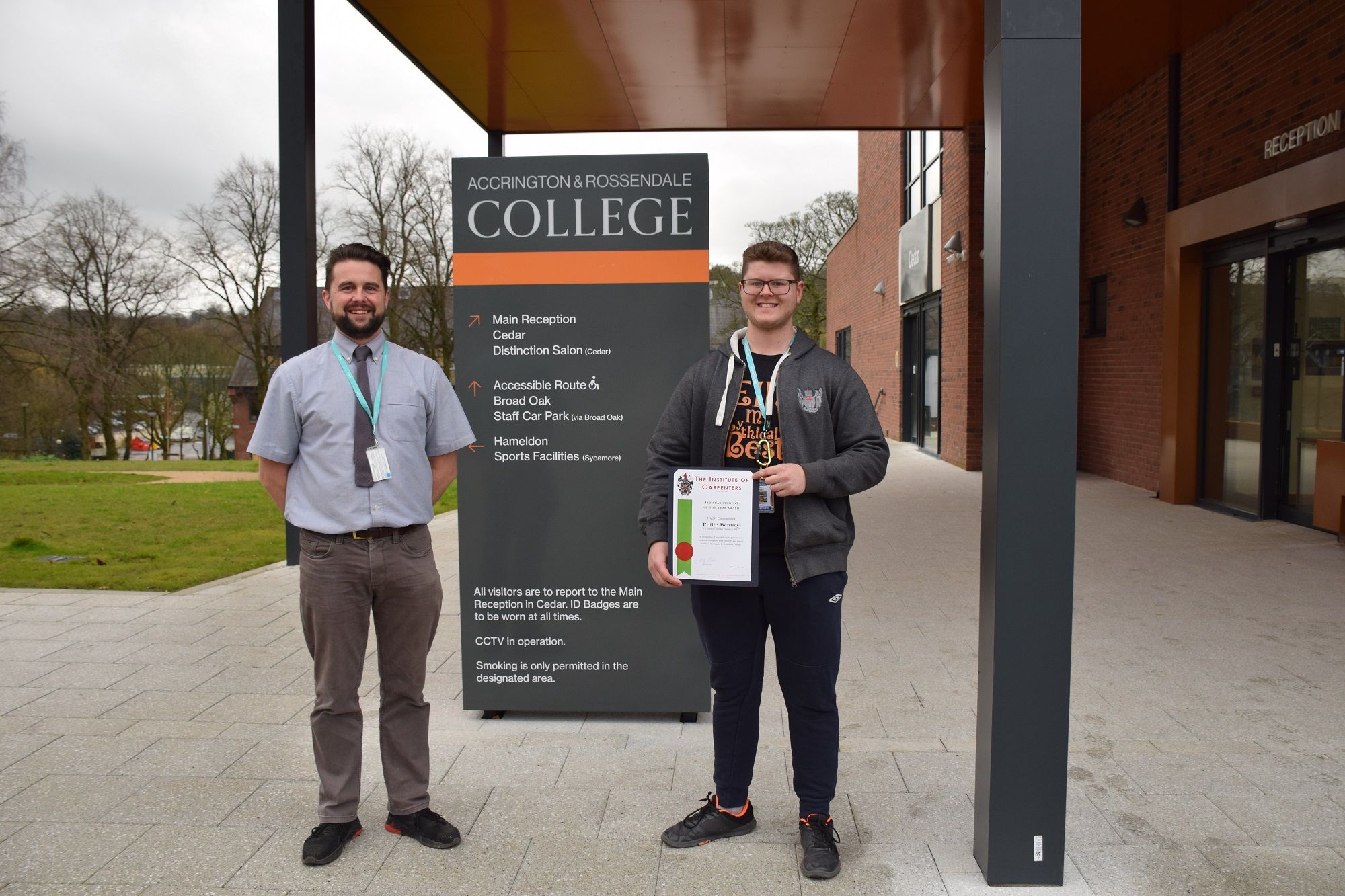 Accrington apprentice highly commended for carpentry skills