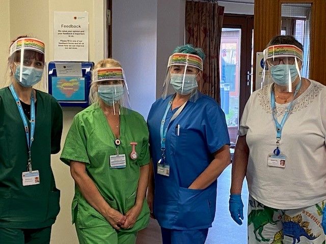 Sutton schoolgirl's winning face shields