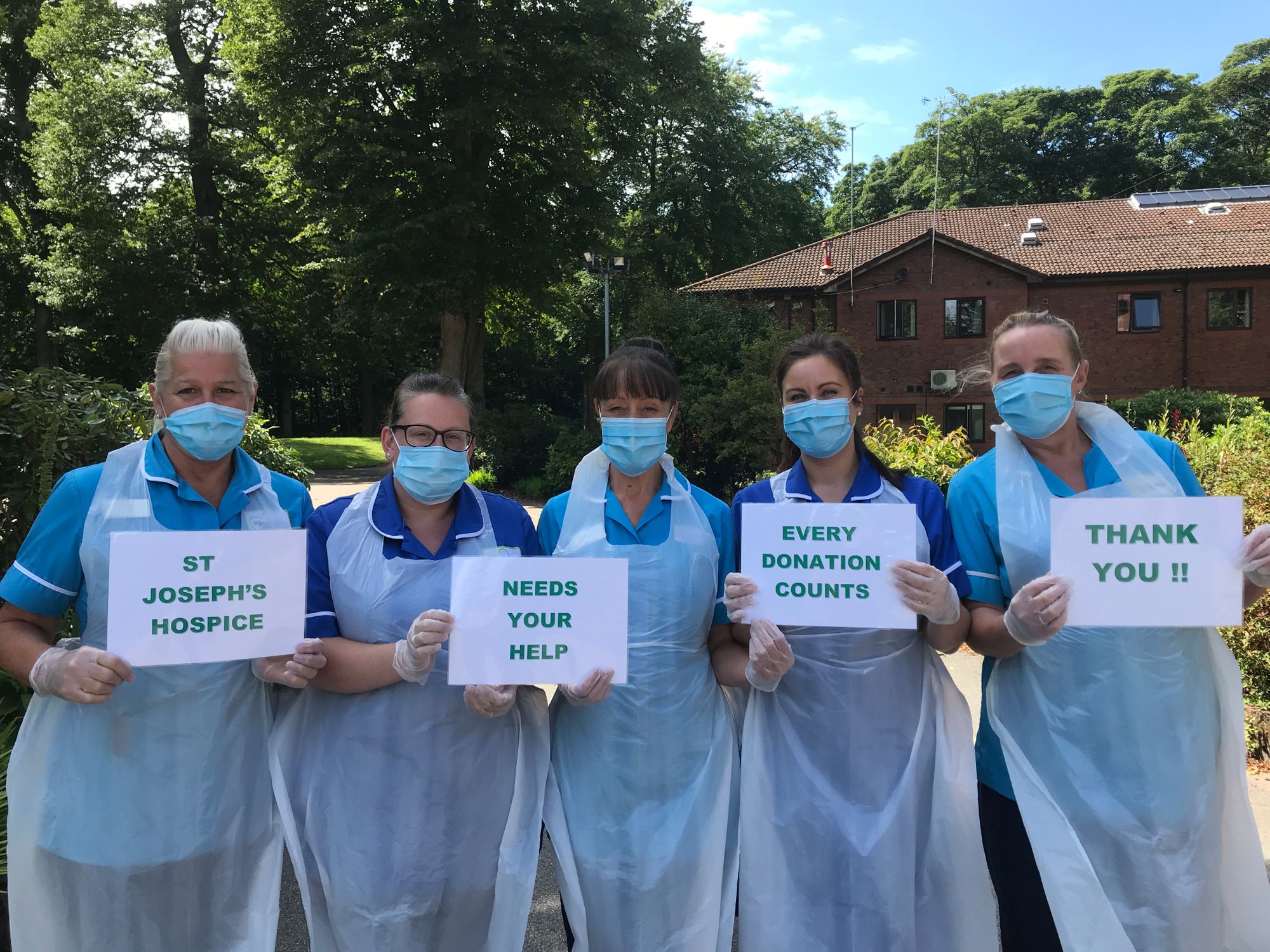 Hospice staff take on charity walk to Liver Building