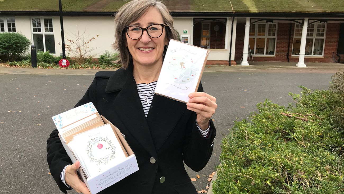 Christmas cards donation brings festive cheer to Surbiton care home