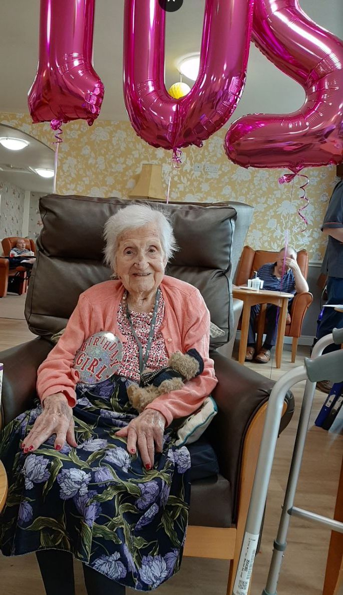 Carlton care home resident marks 102nd birthday