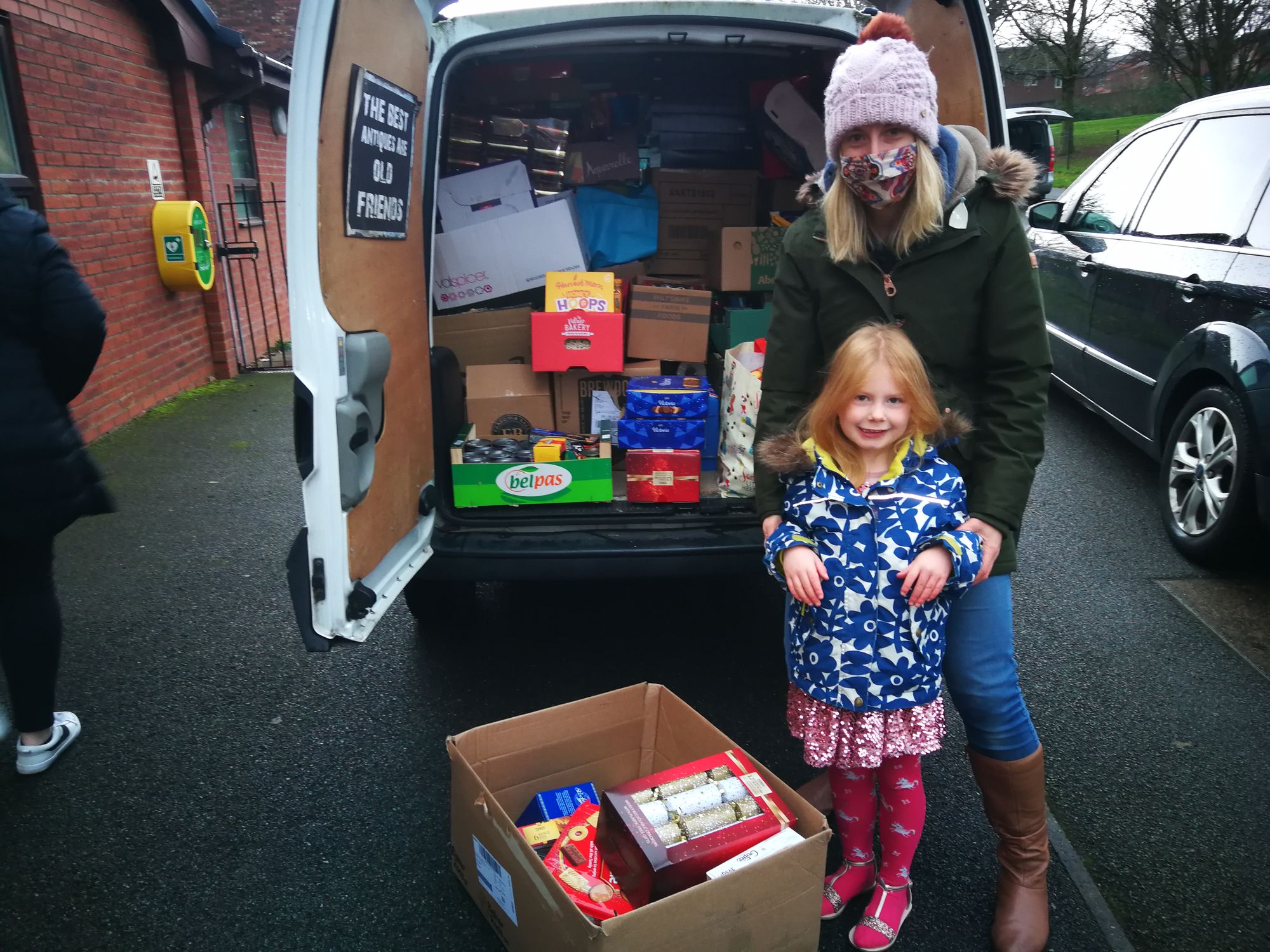 Generosity of donors moves foodbank organisers to tears