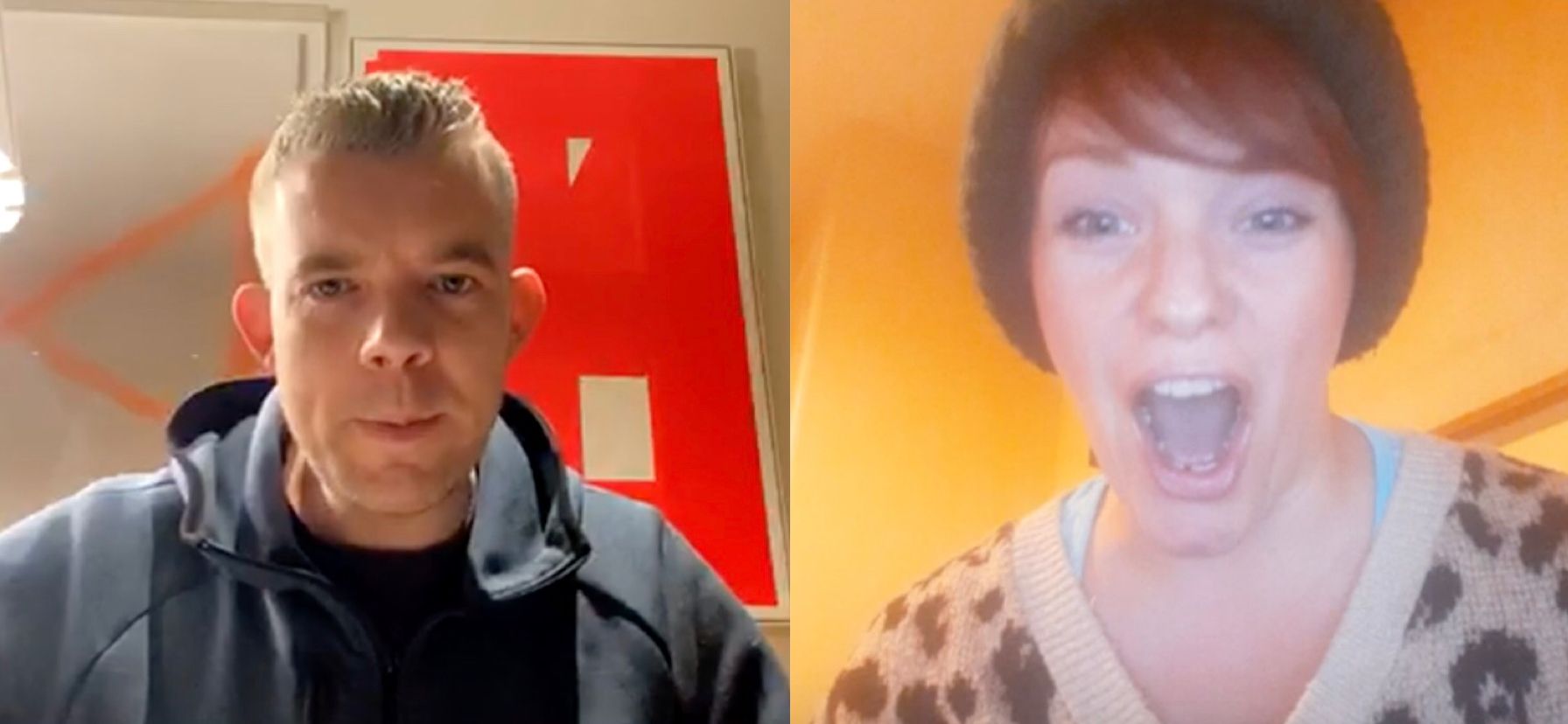 Being Human star Russell Tovey took time out on social media to raise funds for charity and chat with Welwyn Garden City singer Aimi P
