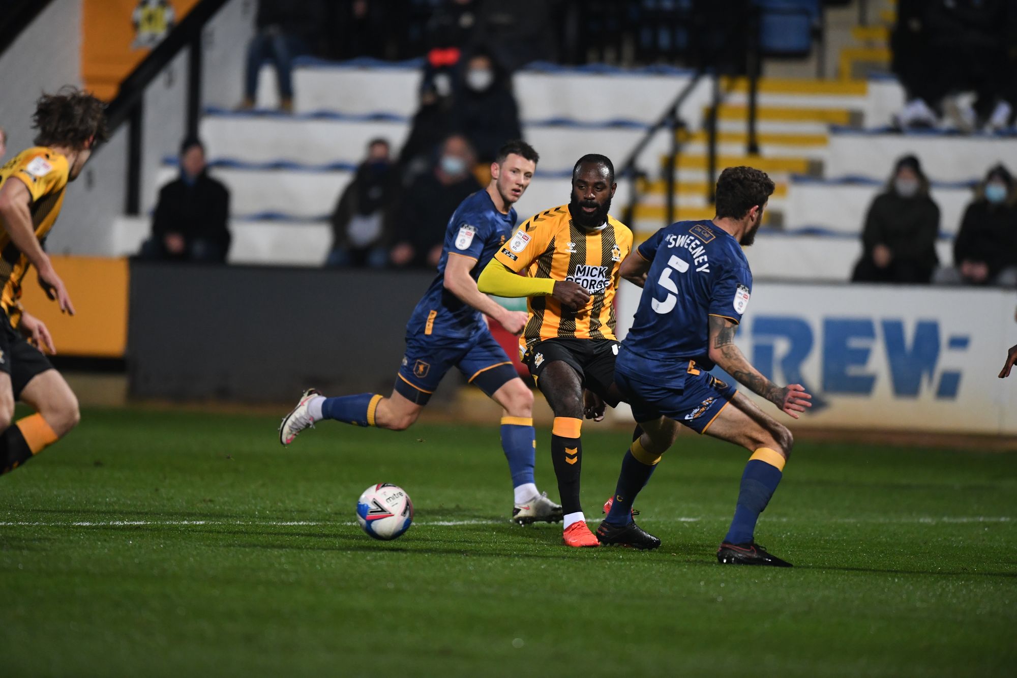 Cambridge United head coach Mark Bonner expresses interest in extending Hiram Boateng's loan deal from MK Dons