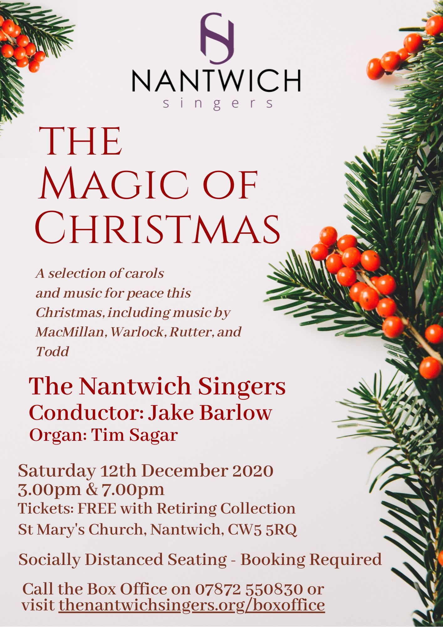 The Nantwich Singers spread cheer with free performances
